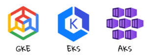 AKS, GKE, EKS