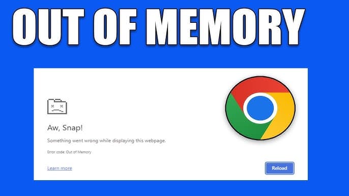 Dấu hiệu nhận biết máy tính bị lỗi Out Of Memory