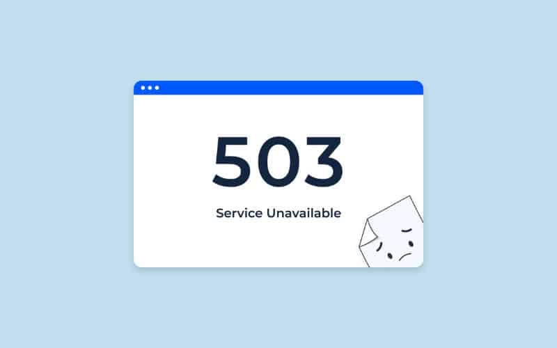 Lỗi 503 Service Unavailable là gì?