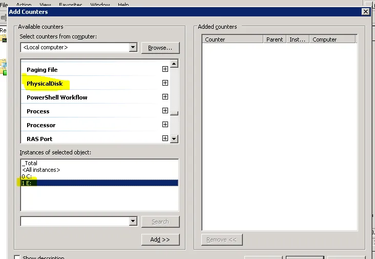 Add Counters