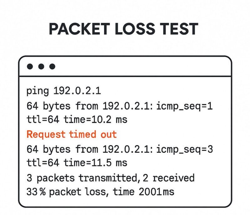 Cách kiểm tra Packet loss bằng lệnh Ping