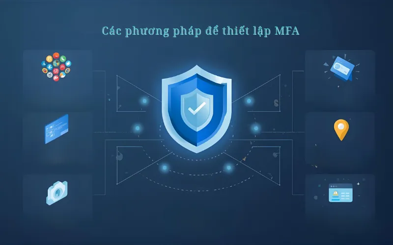 Các phương pháp để thiết lập MFA