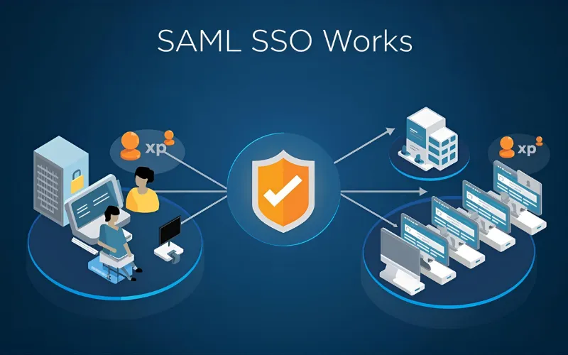 Cách hoạt động của SAML SSO
