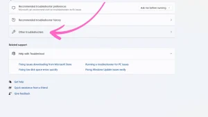 Chọn mục Troubleshoot