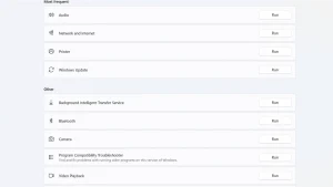 Nhấn Additional troubleshooters (Xem thêm trình xử lý sự cố).